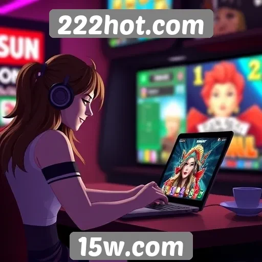 Popularidade dos jogos online no 222hot.com