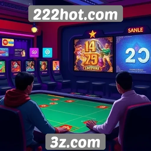 Tendências de jogos online observadas no 222hot.com