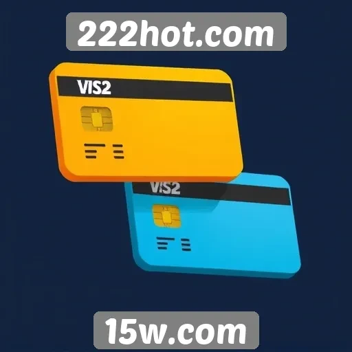 Métodos de pagamento disponíveis no 222hot.com